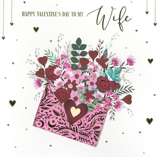 Picture of TO MY WIFE VALENTINES DAY CARD